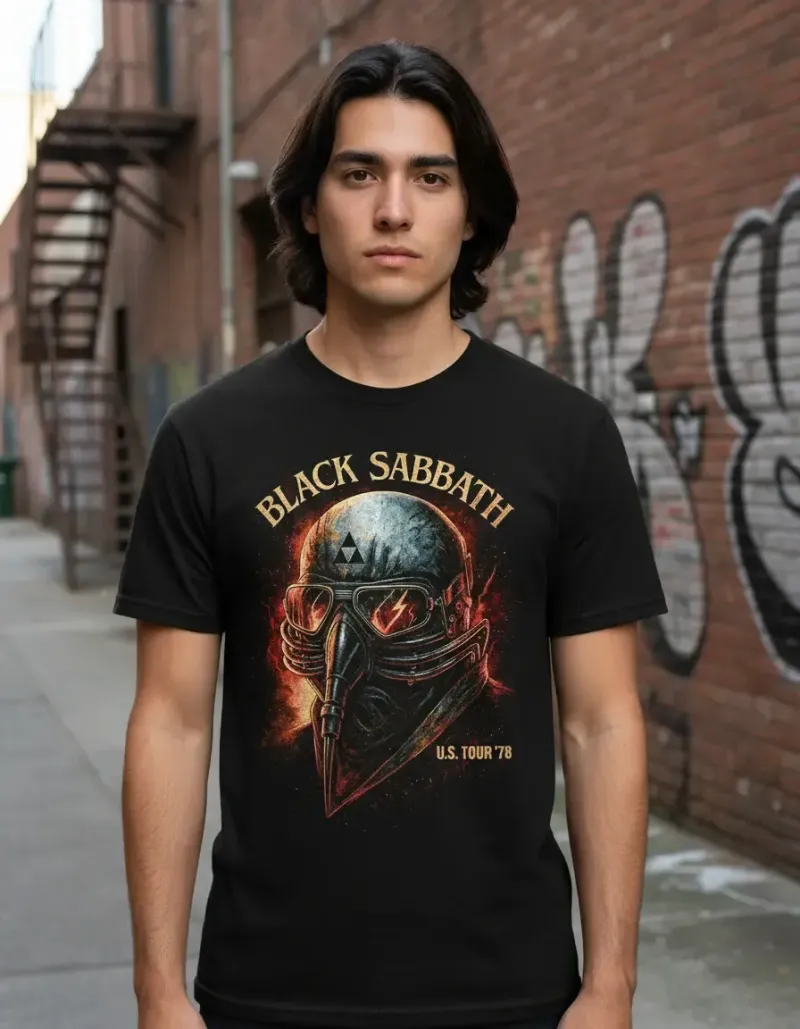 Camisa Camiseta Banda Black Sabbath Rock 40%OFF