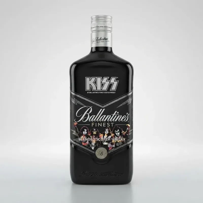 Whisky Ballantines Kiss Edição Limitada 1l